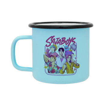 Huntrix Saja Boys, Κούπα Μεταλλική εμαγιέ ΜΑΤ σιέλ 360ml