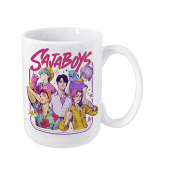 Huntrix Saja Boys, Κούπα Mega, κεραμική, 450ml