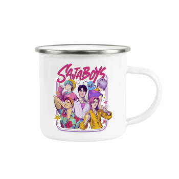 Huntrix Saja Boys, Κούπα Μεταλλική εμαγιέ λευκη 360ml