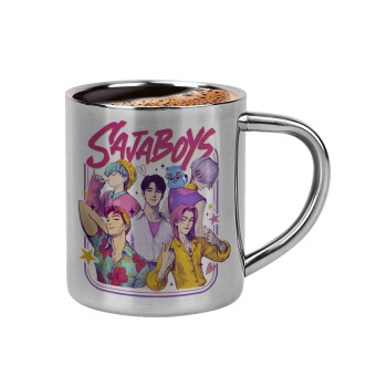 Huntrix Saja Boys, Κουπάκι μεταλλικό διπλού τοιχώματος για espresso (220ml)