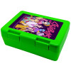 Children's cookie container GREEN 185x128x65mm (BPA free plastic)