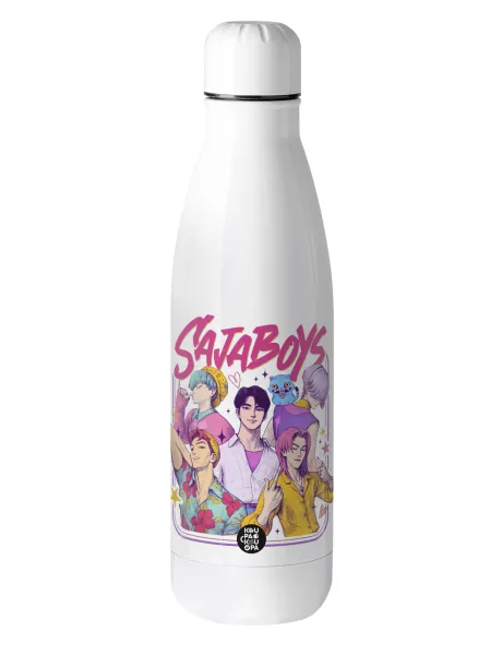 Huntrix Saja Boys — Μεταλλικό παγούρι θερμός (Stainless steel), 500ml