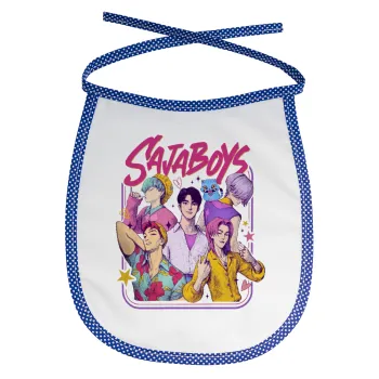 Huntrix Saja Boys, Σαλιάρα μωρού αλέκιαστη με κορδόνι Μπλε