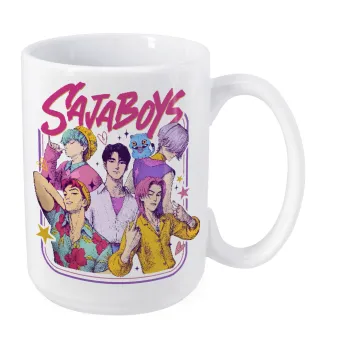 Huntrix Saja Boys, Κούπα Mega, κεραμική, 450ml