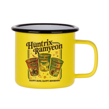 Ramyeon Huntrix, Κούπα Μεταλλική εμαγιέ ΜΑΤ Κίτρινη 360ml