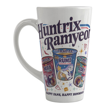 Ramyeon Huntrix, Κούπα κωνική Latte Μεγάλη, κεραμική, 450ml