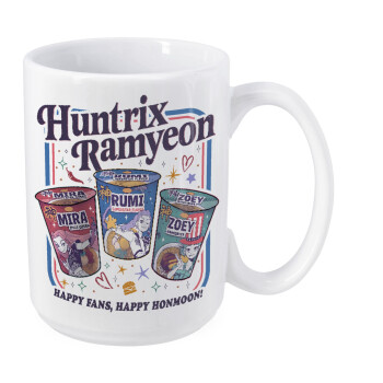 Ramyeon Huntrix, Κούπα Mega, κεραμική, 450ml
