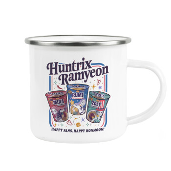 Ramyeon Huntrix, Κούπα Μεταλλική εμαγιέ λευκη 360ml