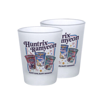 Ramyeon Huntrix, Σφηνοπότηρα γυάλινα 45ml του πάγου (2 τεμάχια)