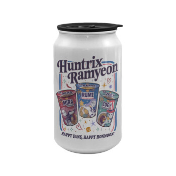 Ramyeon Huntrix, Κούπα ταξιδιού μεταλλική με καπάκι (tin-can) 500ml