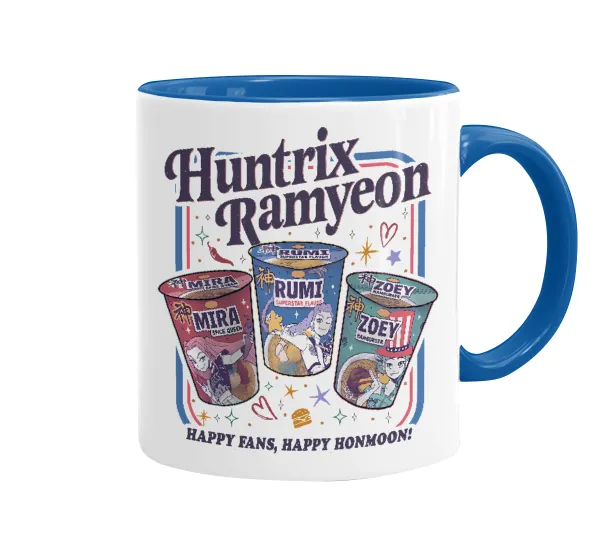 Ramyeon Huntrix — Κούπα χρωματιστή μπλε, κεραμική, 330ml