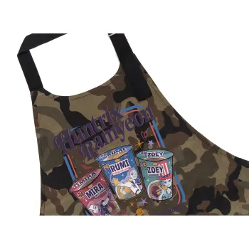 Ramyeon Huntrix, Ποδιά Σεφ με τσέπες, Βαμβακερή, Camouflage (ΕΝΗΛΙΚΩΝ, 100% COTTON)