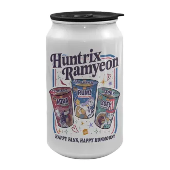 Ramyeon Huntrix, Κούπα ταξιδιού μεταλλική με καπάκι (tin-can) 500ml
