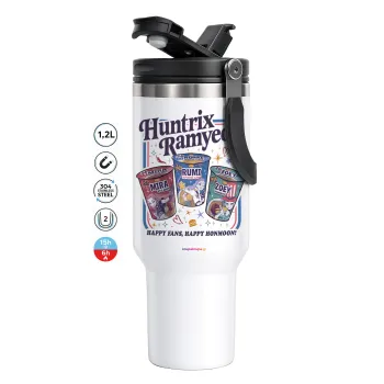 Ramyeon Huntrix, Mega Tumbler με καπάκι, διπλού τοιχώματος (θερμό) 1,2L