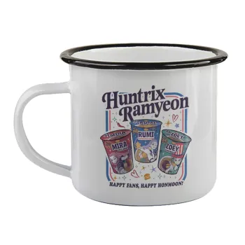 Ramyeon Huntrix, Κούπα εμαγιέ με μαύρο χείλος 360ml