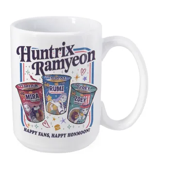 Ramyeon Huntrix, Κούπα Mega, κεραμική, 450ml