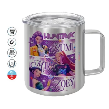 Huntrix Rumi Mira Zoey, Κούπα Ανοξείδωτη διπλού τοιχώματος 300ml