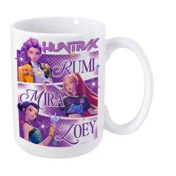 Huntrix Rumi Mira Zoey, Κούπα Mega, κεραμική, 450ml