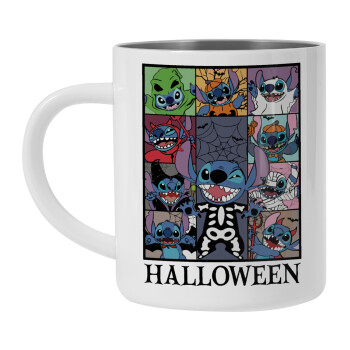 Stitch Halloween, Mug Stainless steel double wall 300ml