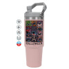 Pink color, 890ml (30oz) stainless Steel Tumbler with Handle