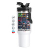 Mega Stainless steel Tumbler with lid, double wall 1,2L