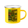 Yellow Enamel Metallic Cup 360ml