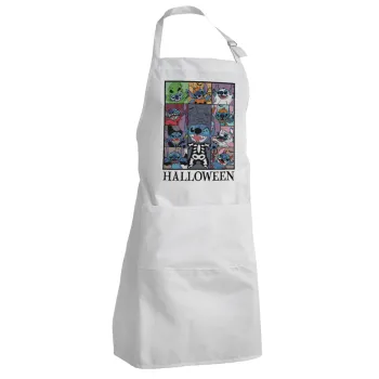 Stitch Halloween, Ποδιά Σεφ Ολόσωμη Ενήλικων (με ρυθμιστικά και 2 τσέπες)