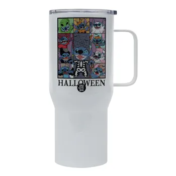 Stitch Halloween, Tumbler με καπάκι, διπλού τοιχώματος (θερμό) 750L
