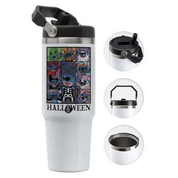 Stitch Halloween, Θερμός Ανοξείδωτο 30oz με χερούλι