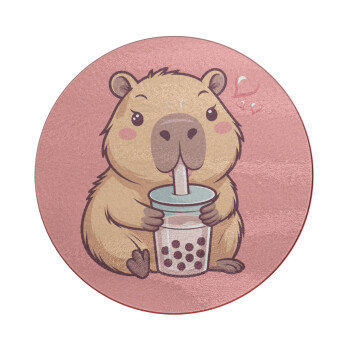 Capybara Bubble Tea, Επιφάνεια κοπής γυάλινη στρογγυλή (30cm)