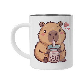 Capybara Bubble Tea, Κούπα Ανοξείδωτη διπλού τοιχώματος 300ml