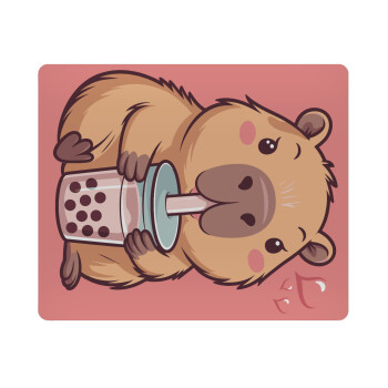 Capybara Bubble Tea, Mousepad ορθογώνιο 23x19cm