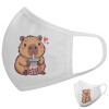 Μάσκα υφασμάτινη υψηλής άνεσης παιδική (Δώρο πλαστική θήκη)