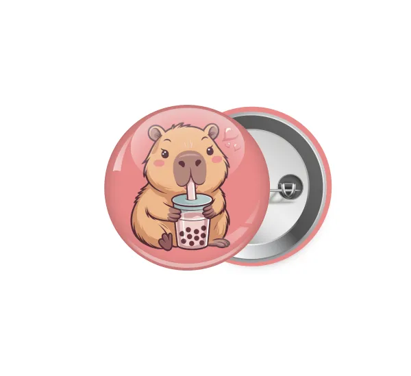 Capybara Bubble Tea — (5cm)