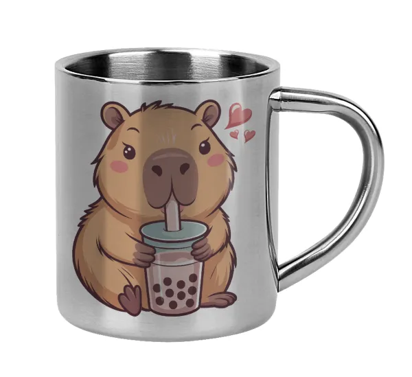 Capybara Bubble Tea — Κούπα Ανοξείδωτη διπλού τοιχώματος 300ml