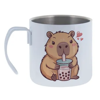Capybara Bubble Tea — Κούπα Ανοξείδωτη διπλού τοιχώματος 400ml