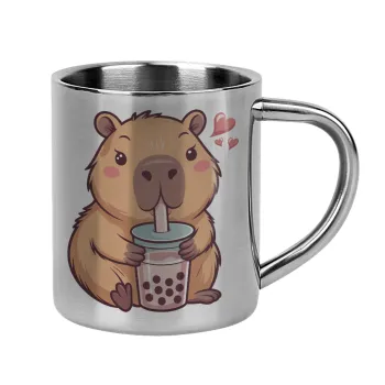 Capybara Bubble Tea, Κούπα Ανοξείδωτη διπλού τοιχώματος 300ml