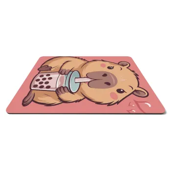 Capybara Bubble Tea, Mousepad ορθογώνιο 27x19cm