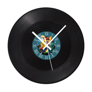 Ash Ketchum & Pikachu, Ρολόι τοίχου Βινύλιο (30cm)