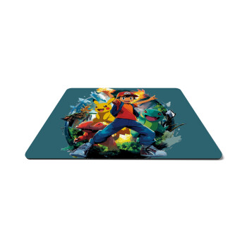 Ash Ketchum & Pikachu, Mousepad ορθογώνιο 27x19cm