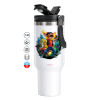 Mega Stainless steel Tumbler with lid, double wall 1,2L