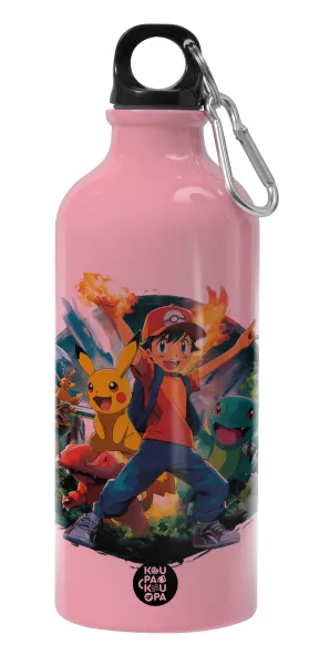 Ash Ketchum & Pikachu — Water bottle 600ml