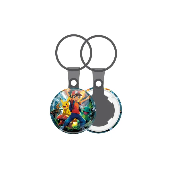 Ash Ketchum & Pikachu — Mini keychain, 2.5cm