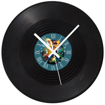 Ash Ketchum & Pikachu, Ρολόι τοίχου Βινύλιο (30cm)