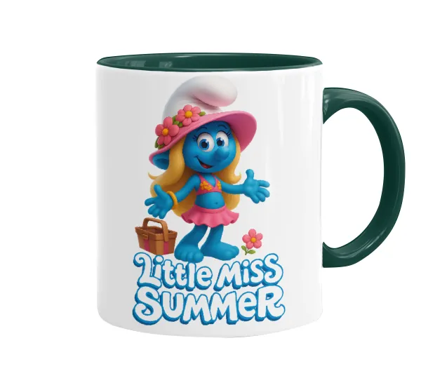 The Smurfs — Κούπα χρωματιστή πράσινη, κεραμική, 330ml