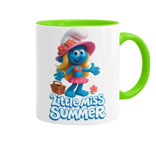 The Smurfs — Κούπα χρωματιστή βεραμάν, κεραμική, 330ml