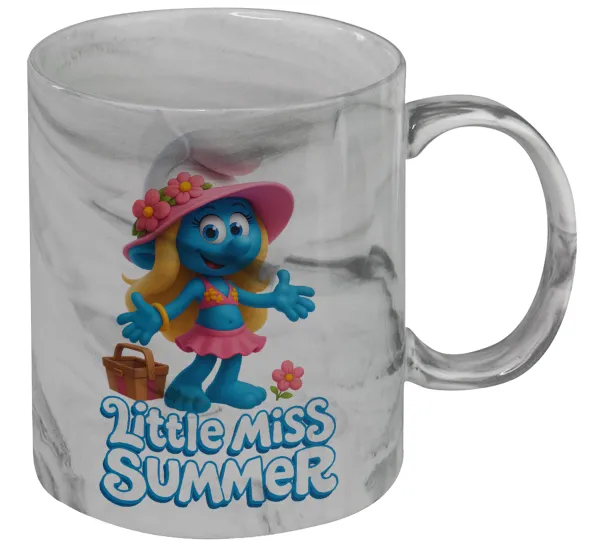 The Smurfs — Κούπα κεραμική, marble style (μάρμαρο), 330ml