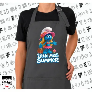 The Smurfs, Ποδιά μακριά Σεφ ολόσωμη με τσέπες GREY (ΕΝΗΛΙΚΩΝ)