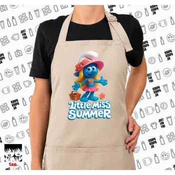 The Smurfs, Ποδιά μακριά Σεφ ολόσωμη με τσέπες SAND (ΕΝΗΛΙΚΩΝ)