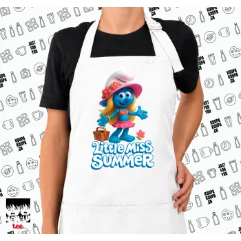 The Smurfs, Ποδιά μακριά Σεφ ολόσωμη με τσέπες white (ΕΝΗΛΙΚΩΝ)